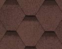 HEXAGONÁL PREMIUM hnědý  balík 3 m2