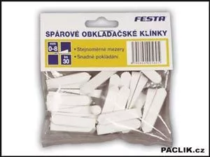 Křížky, klínky, podložky