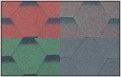 Hexagonal 4 druhy barev  | černá balení 3 M2, červená balení 3 M2, hnědá balení 3 M2, zelená balení 3 M2