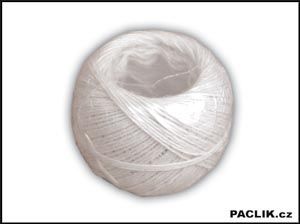 Šnůra vázací 3mm bavlna bílá 100g 
