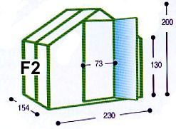 Skleník Typ F2 Gutta