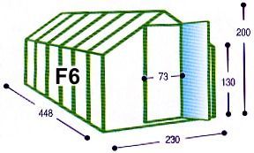 Skleník Typ F6 Gutta