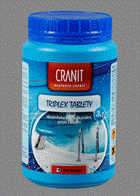 CRANIT Triplex tablety - desinfekce, proti řasám,vločkování | CRANIT Triplex tablety 1kg, CRANIT Triplex tablety 2,4kg