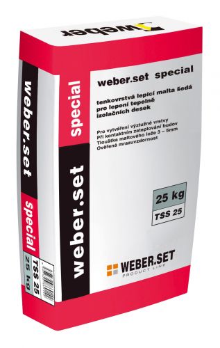 weber set special - lepící a stěrkový tmel Weber Terranova