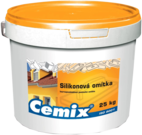 Silikonová omítka bílá / barevná - Silikonová omítka barevná zrnitost 1,5 skupina 1 - 25kg Cemix