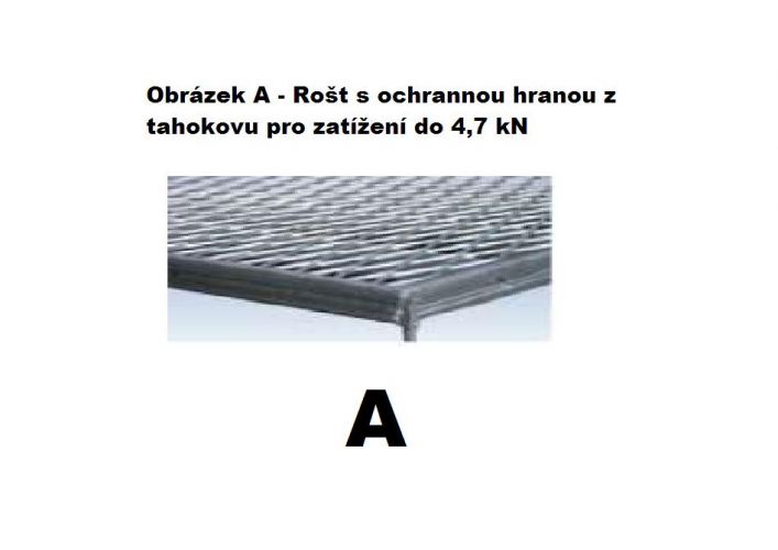 Světlík, sklepní anglický dvorek 120x100x40 - Rošt pro anglický dvorek - tahokov - obr. A Ronn Drain complet